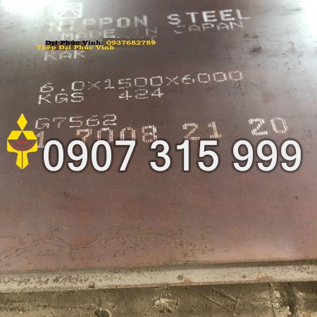 Thép tấm đóng tàu A36/AH36/DH36/EH36 dày 6mm/6ly/6li ABS,NK-KA,BV-A,DNV